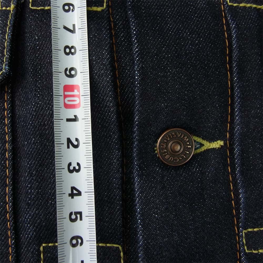 VISVIM ビズビム 19SS 0119105006001 101 JKT UNWASHED デニム ジャケット インディゴブルー系 3【中古】