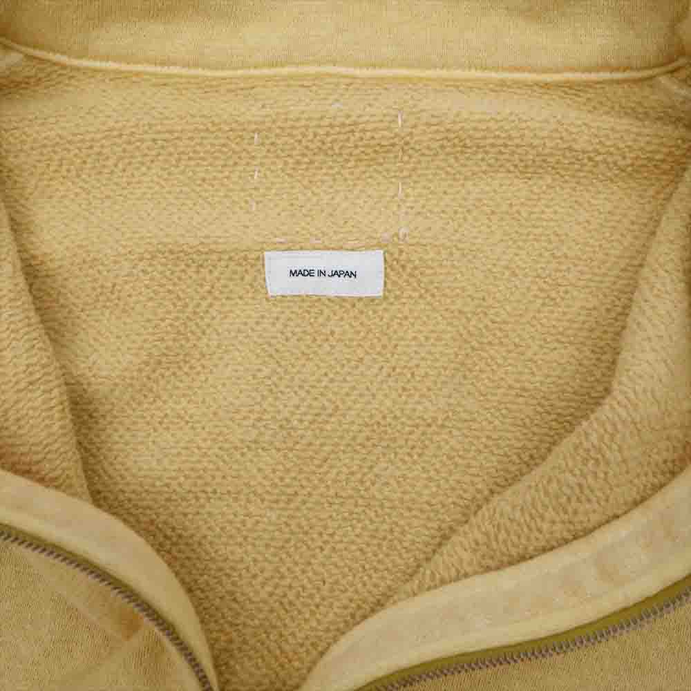 VISVIM ビズビム 21AW 0121205010011 JUMBO SWEAT ZIP P.O. UNEVEN DYE ハーフジップ プルオーバー ジャンボ スウェット イエロー系 2【中古】