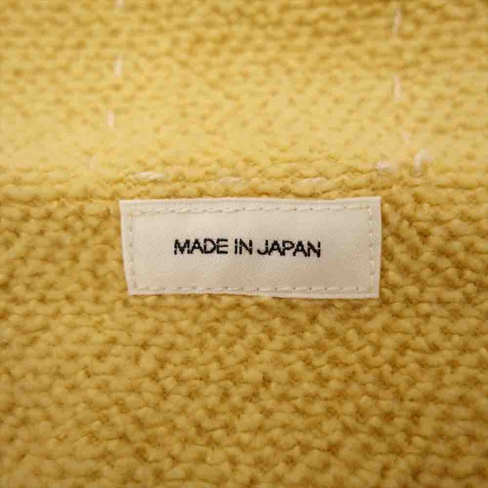 VISVIM ビズビム 21AW 0121205010011 JUMBO SWEAT ZIP P.O. UNEVEN DYE ハーフジップ プルオーバー ジャンボ スウェット イエロー系 2【中古】