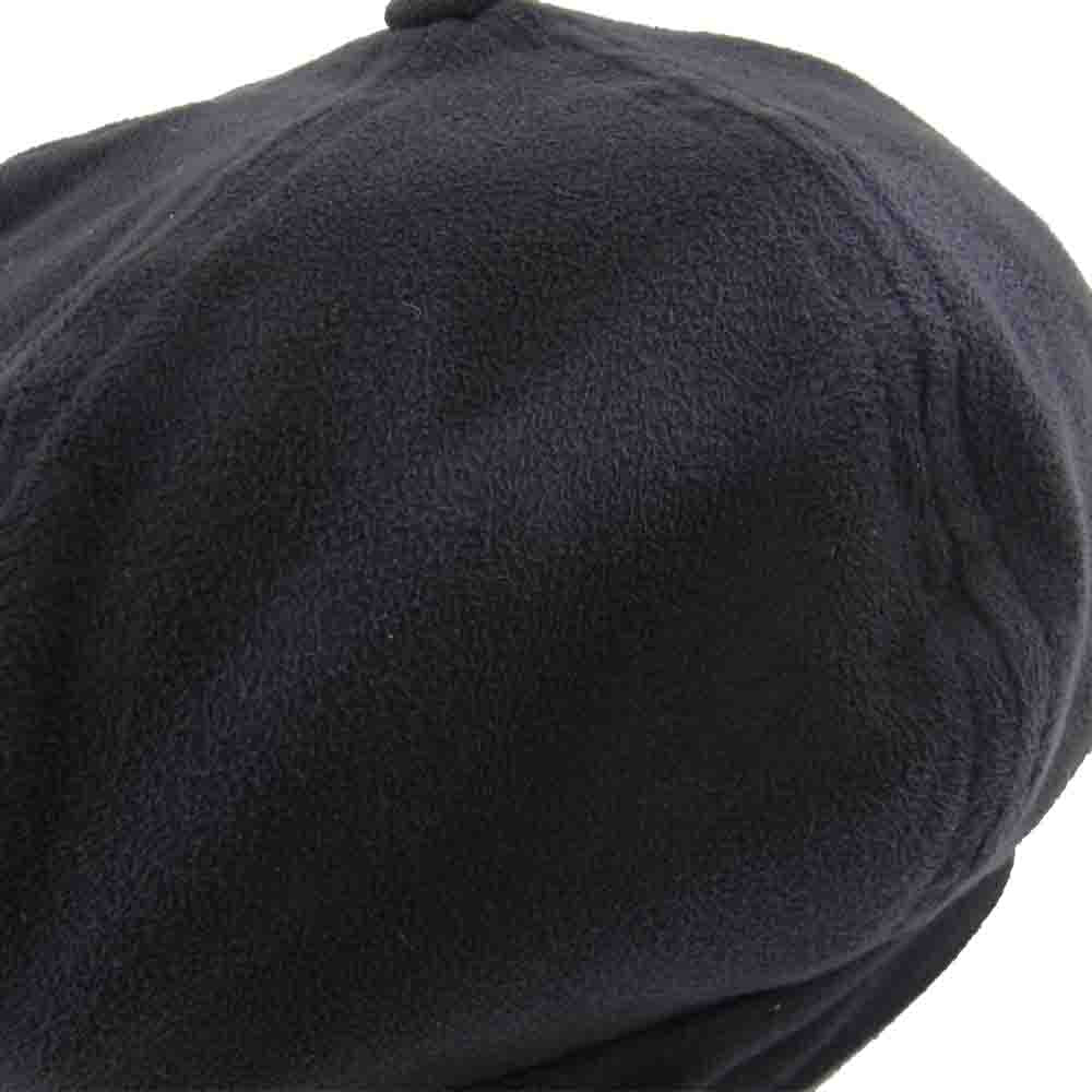 Yohji Yamamoto ヨウジヤマモト Y-3 ワイスリー 505897 ロゴ刺繍 フェイクスエード キャスケット 帽子 ブラック系 S【中古】