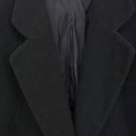 Yohji Yamamoto ヨウジヤマモト FEMME FN-J05-112 ファム ボタンレス ウール テーラード ジャケット ブラック系 2【中古】