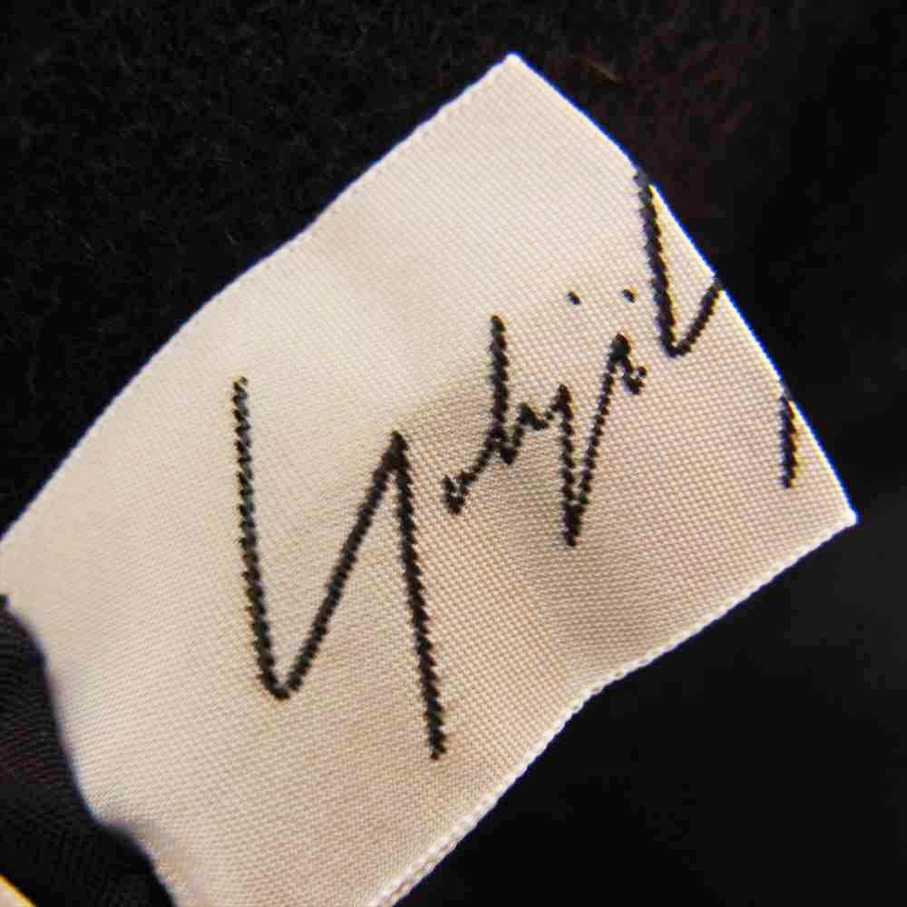 Yohji Yamamoto ヨウジヤマモト FEMME FN-J05-112 ファム ボタンレス ウール テーラード ジャケット ブラック系 2【中古】