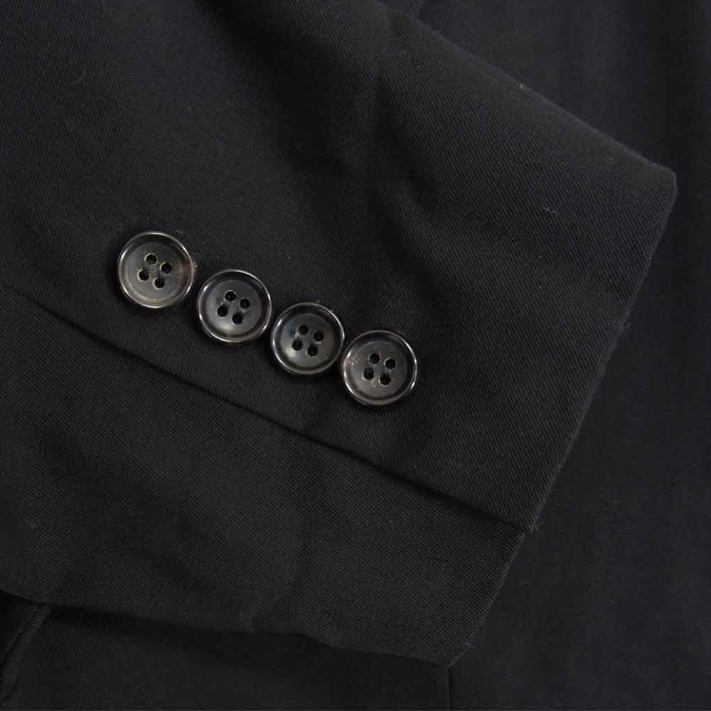 Yohji Yamamoto ヨウジヤマモト Y's YE-J03-108 ワイズ 襟着脱 ウールギャバ ジャケット ブラック系 2【中古】