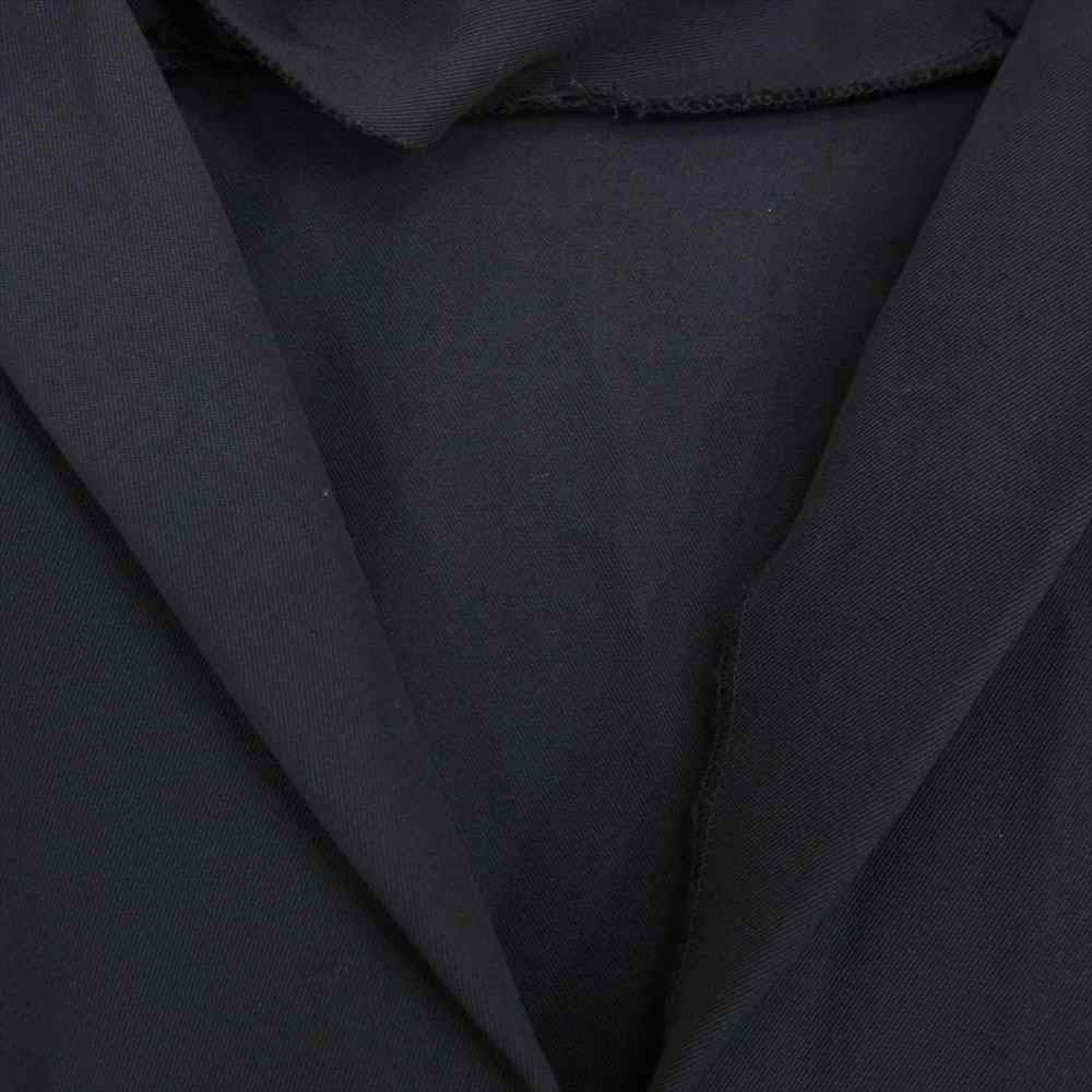 Yohji Yamamoto ヨウジヤマモト FEMME FV-B01-107 ファム ウールギャバ ワイドスリーブ 襟変形 プルオーバー セーラー ジャケット ブラック系 １【中古】