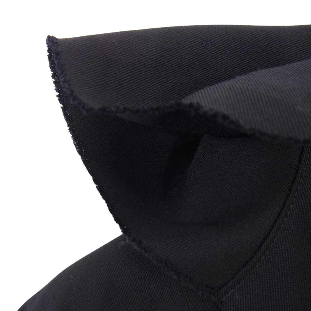 Yohji Yamamoto ヨウジヤマモト FEMME FV-B01-107 ファム ウールギャバ ワイドスリーブ 襟変形 プルオーバー セーラー ジャケット ブラック系 １【中古】