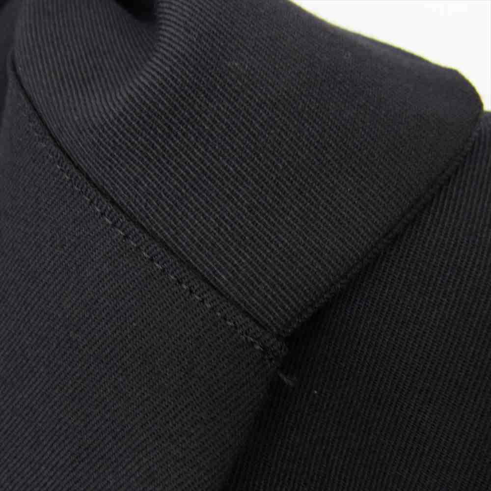 Yohji Yamamoto ヨウジヤマモト FEMME FV-B01-107 ファム ウールギャバ ワイドスリーブ 襟変形 プルオーバー セーラー ジャケット ブラック系 １【中古】