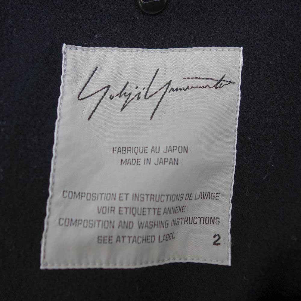 Yohji Yamamoto ヨウジヤマモト FEMME FM-C11-135 ファム ダブルブレスド ウール コート ブラック系 サイズ表記無【中古】