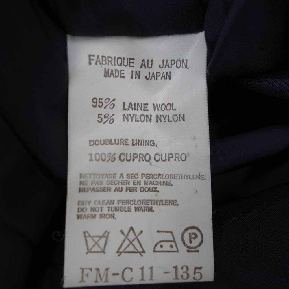 Yohji Yamamoto ヨウジヤマモト FEMME FM-C11-135 ファム ダブルブレスド ウール コート ブラック系 サイズ表記無【中古】