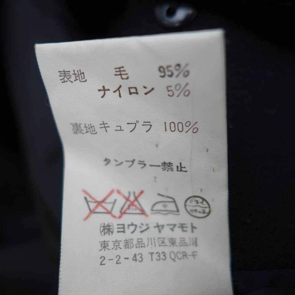 Yohji Yamamoto ヨウジヤマモト FEMME FM-C11-135 ファム ダブルブレスド ウール コート ブラック系 サイズ表記無【中古】