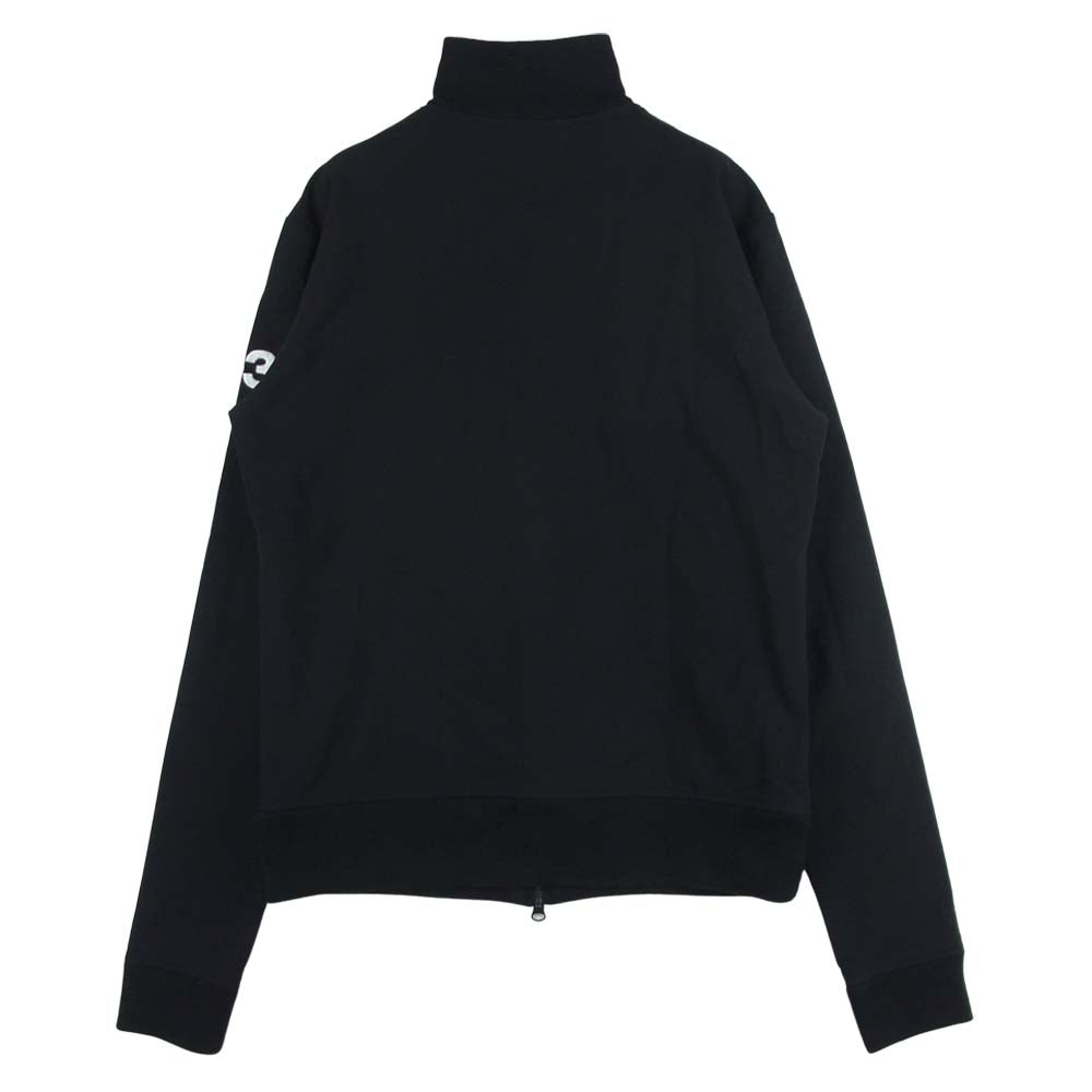 Yohji Yamamoto ヨウジヤマモト Y-3 ワイスリー 502847 袖ロゴ 刺繍 トラック ジャケット 中国製 ブラック系 M【中古】