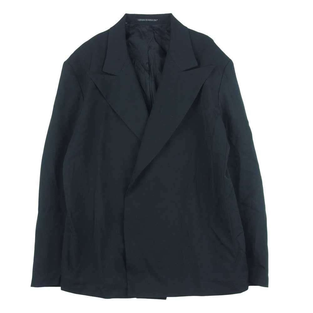 Yohji Yamamoto ヨウジヤマモト FX-J23-116 FEMME ファム バックジップ ダブルブレスド 変形 ショート ジャケット ブラック系 2【中古】