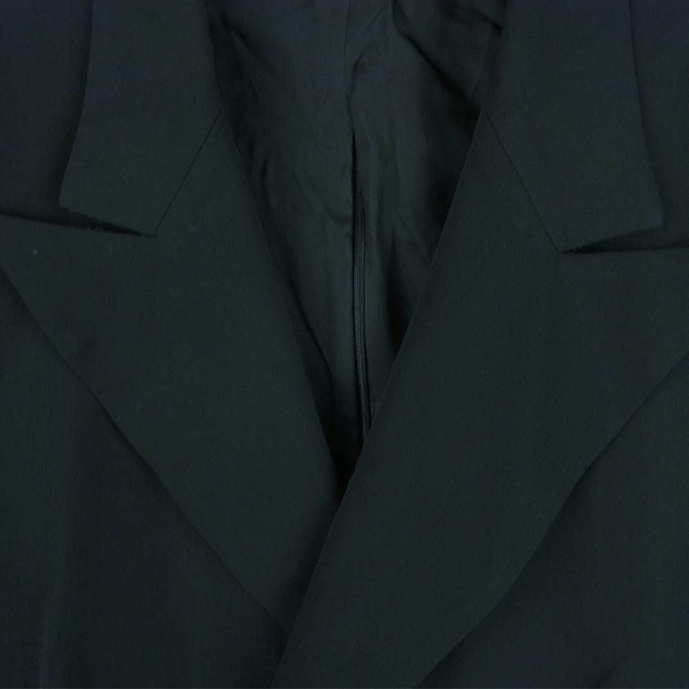 Yohji Yamamoto ヨウジヤマモト FX-J23-116 FEMME ファム バックジップ ダブルブレスド 変形 ショート ジャケット ブラック系 2【中古】