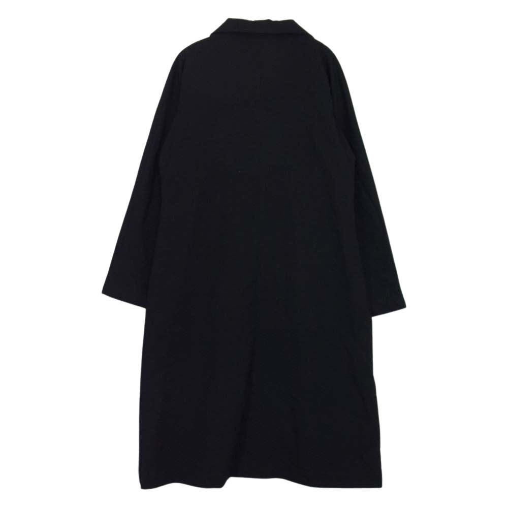 Yohji Yamamoto ヨウジヤマモト  +NOIR NO-J05-100 プリュスノアール ウールギャバ ループホール ロング ジャケット ブラック系 1【中古】