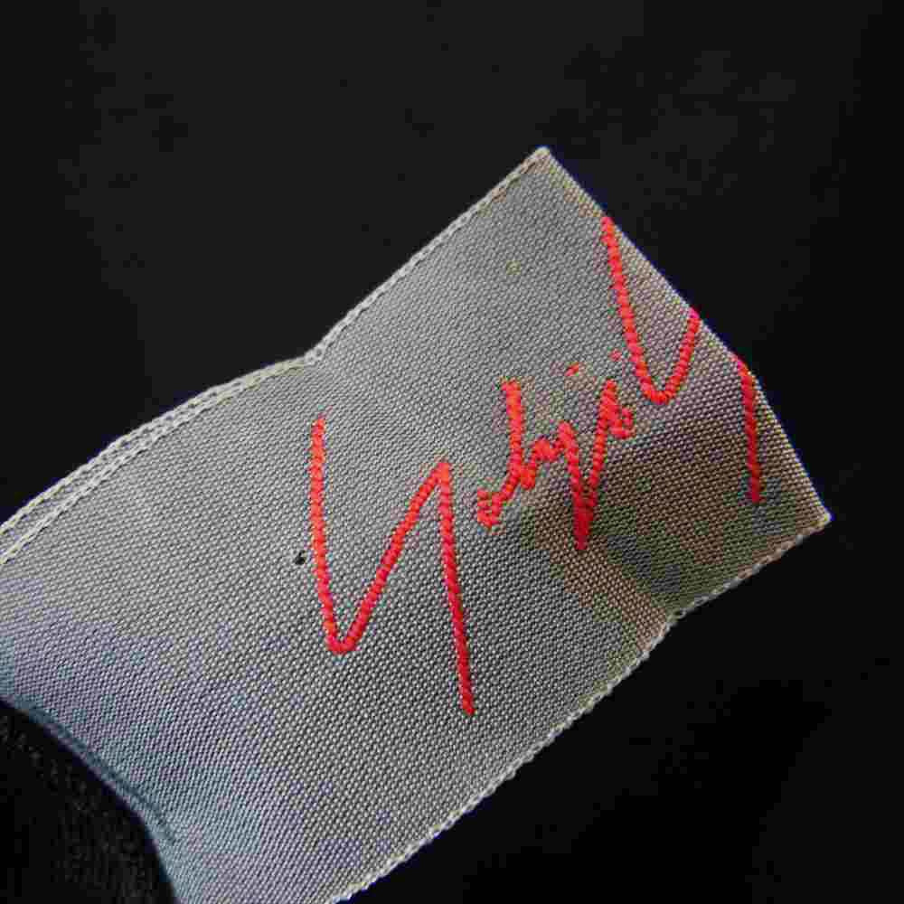 Yohji Yamamoto ヨウジヤマモト  +NOIR NO-J05-100 プリュスノアール ウールギャバ ループホール ロング ジャケット ブラック系 1【中古】