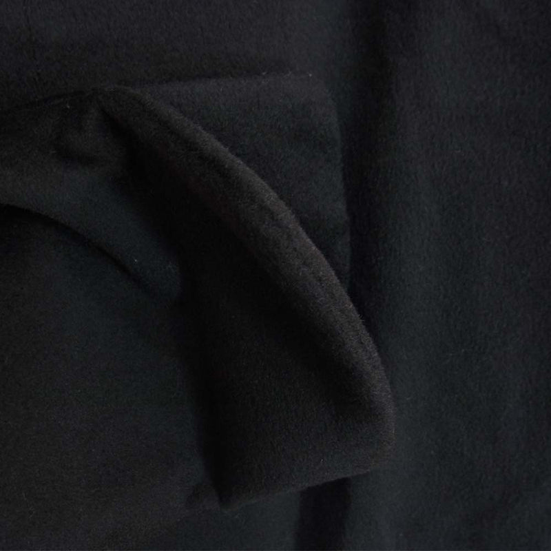Yohji Yamamoto ヨウジヤマモト  +NOIR NY-C35-141 プリュスノアール カシミア混ウール ビッグカラー コート ブラック系 1【中古】