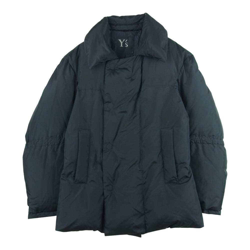 Yohji Yamamoto ヨウジヤマモト YE-J17-908 Y's ワイズ ドローコード ダウン ジャケット 日本製 ブラック系 1【中古】