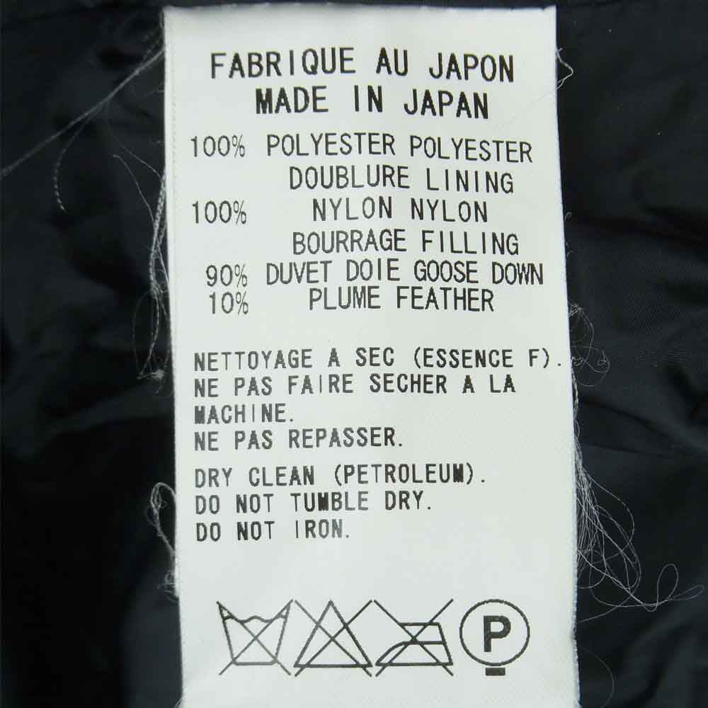 Yohji Yamamoto ヨウジヤマモト YE-J17-908 Y's ワイズ ドローコード ダウン ジャケット 日本製 ブラック系 1【中古】