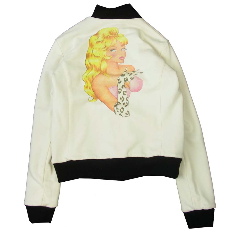 Yohji Yamamoto ヨウジヤマモト Y-3 ワイスリー アーカイブ 杖村さえ子 女優バックプリント リバーシブル トラック ジャケット ブラック系 ホワイト系 M【中古】