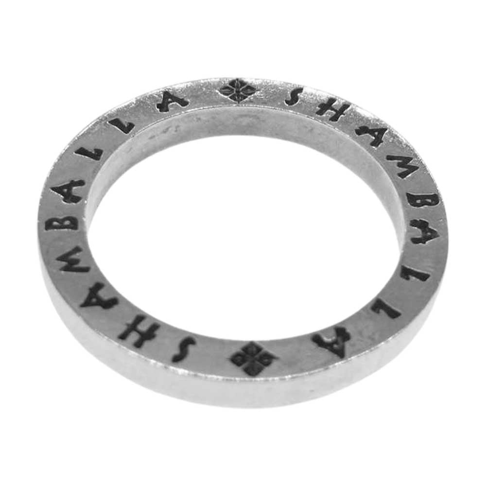 シャンバラ 3連 シルバー リング シルバー系【中古】