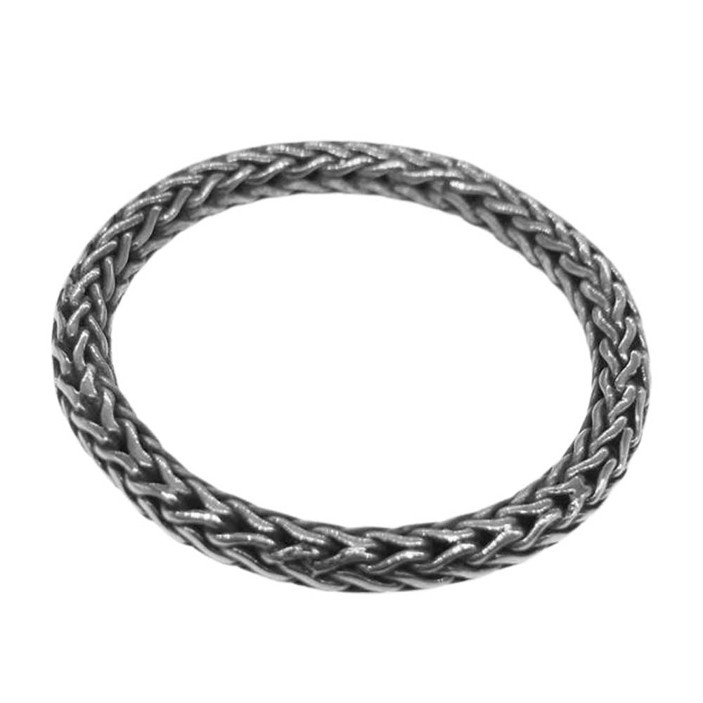 シャンバラ 3連 シルバー リング シルバー系【中古】