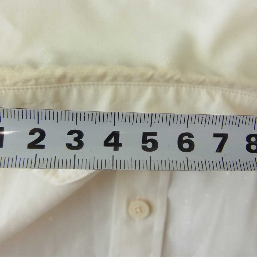 AKM エイケイエム S004-10 PAINT B.D SHIRT ペイント加工 ボタンダウン 長袖 シャツ ホワイト系 M【中古】