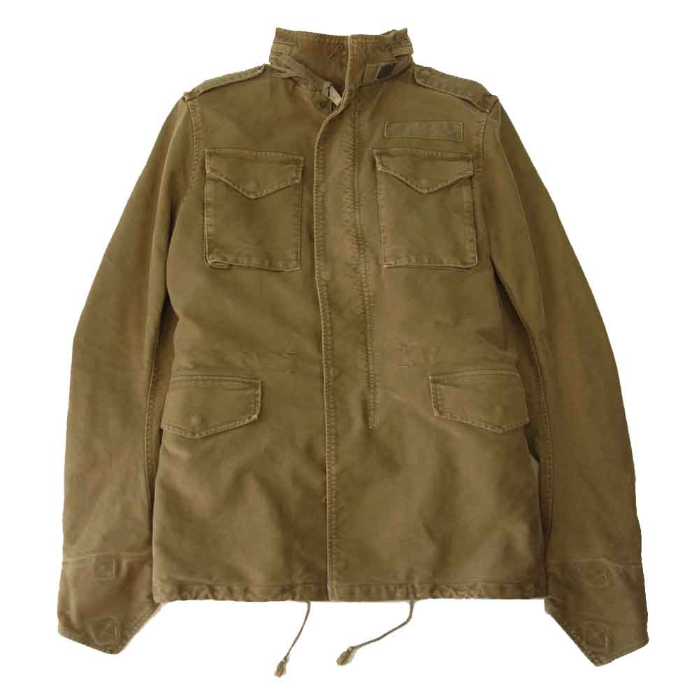 AKM エイケイエム M-65 cold weather ボアライナー付き ミリタリー フィールド ジャケット カーキ系 M【中古】