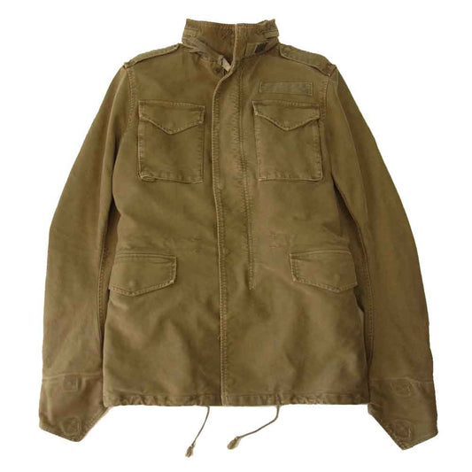AKM エイケイエム M-65 cold weather ボアライナー付き ミリタリー フィールド ジャケット カーキ系 M【中古】