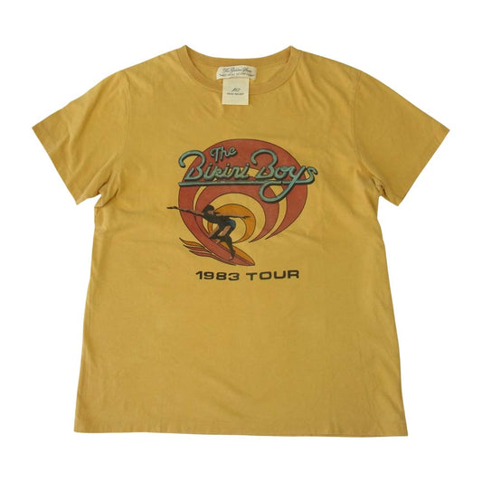 REMI RELIEF レミレリーフ Bikini Boys 1983 TOUR Tシャツ イエロー系 M【美品】【中古】