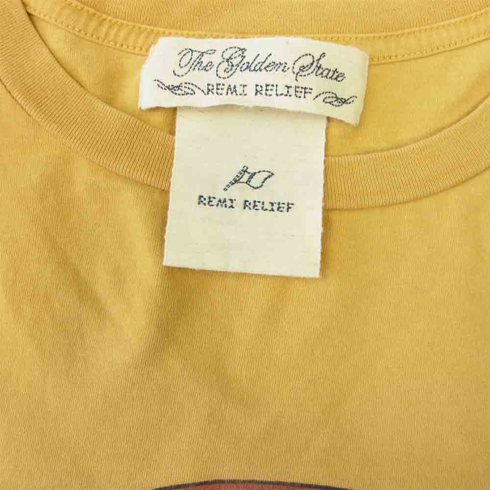 REMI RELIEF レミレリーフ Bikini Boys 1983 TOUR Tシャツ イエロー系 M【美品】【中古】