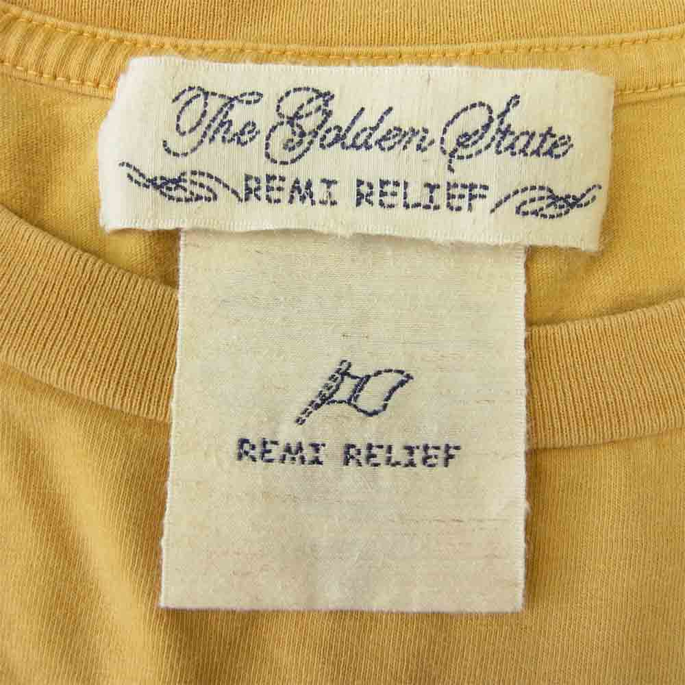 REMI RELIEF レミレリーフ Bikini Boys 1983 TOUR Tシャツ イエロー系 M【美品】【中古】