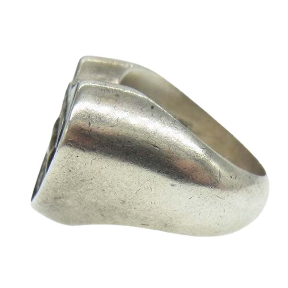 GLADHAND & Co. グラッドハンド BUTTON RING Heart SMALL ハート ボタン リング スモール シルバー系 11号【中古】