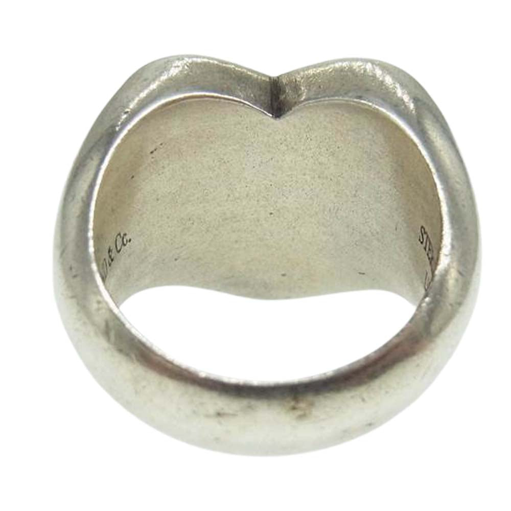 GLADHAND & Co. グラッドハンド BUTTON RING Heart SMALL ハート ボタン リング スモール シルバー系 11号【中古】