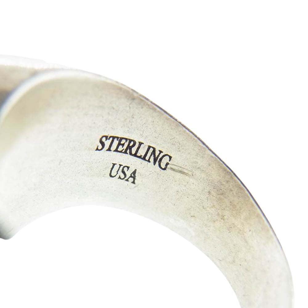 GLADHAND & Co. グラッドハンド BUTTON RING Heart SMALL ハート ボタン リング スモール シルバー系 11号【中古】