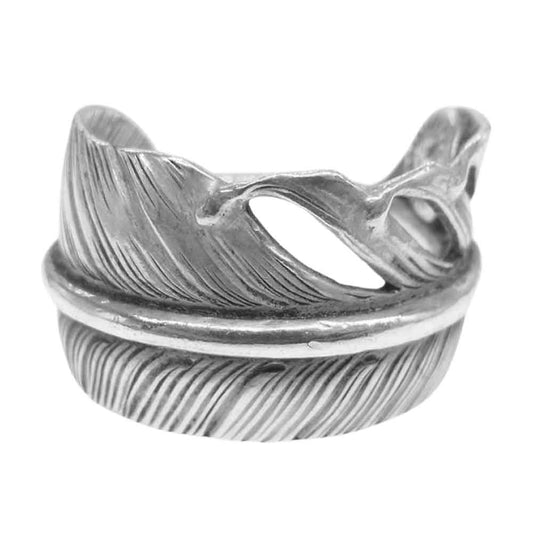 WINGROCK ウィングロック Feather Ring フェザーリング シルバー系 21号【中古】