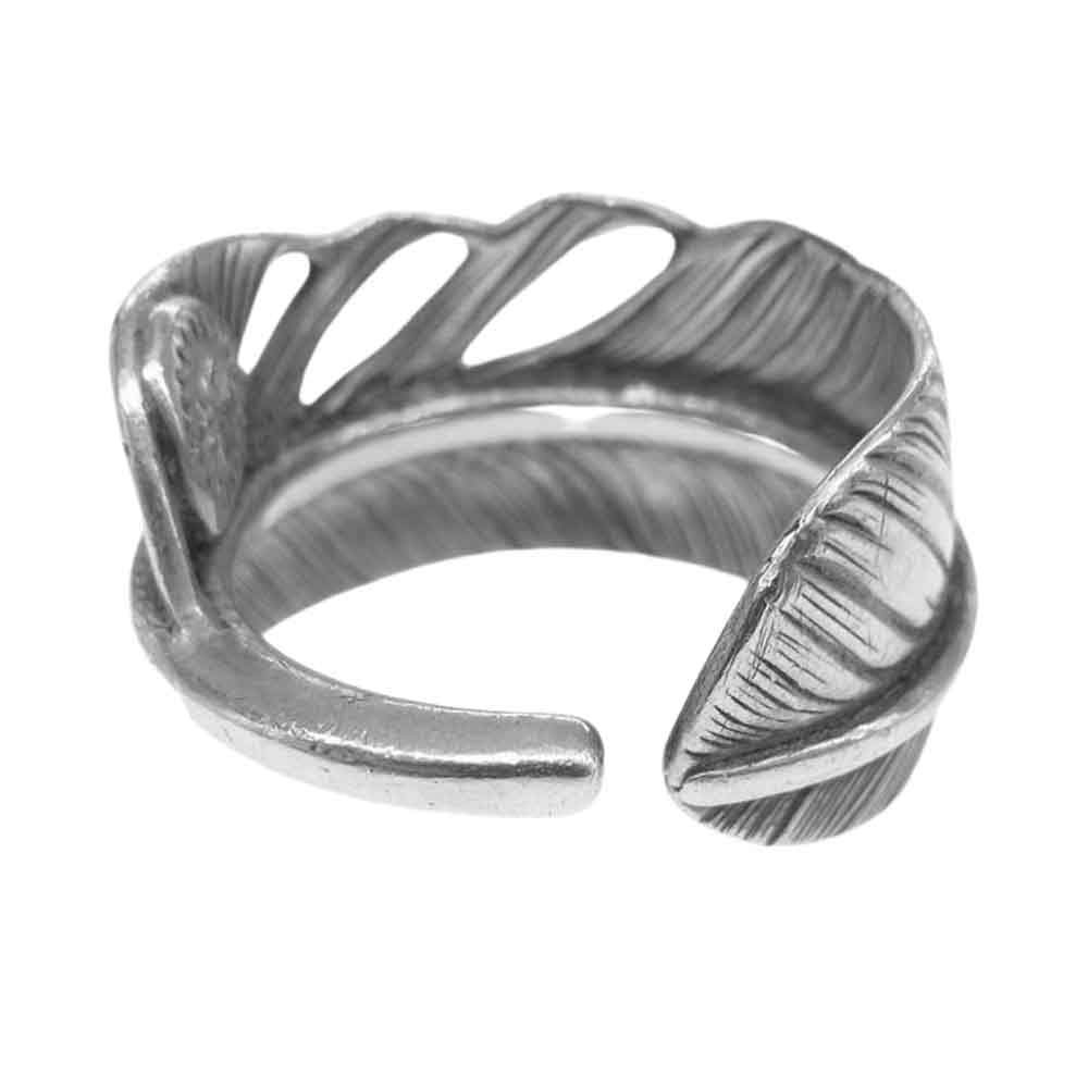 WINGROCK ウィングロック Feather Ring フェザーリング シルバー系 21号【中古】