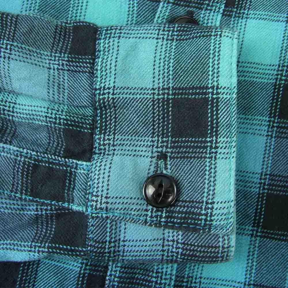 NEIGHBORHOOD ネイバーフッド ARNH-SH-03 LOGGER/C-SHIRT.LS ロガー チェック シャツ ネル シャツ グリーン系 M【中古】