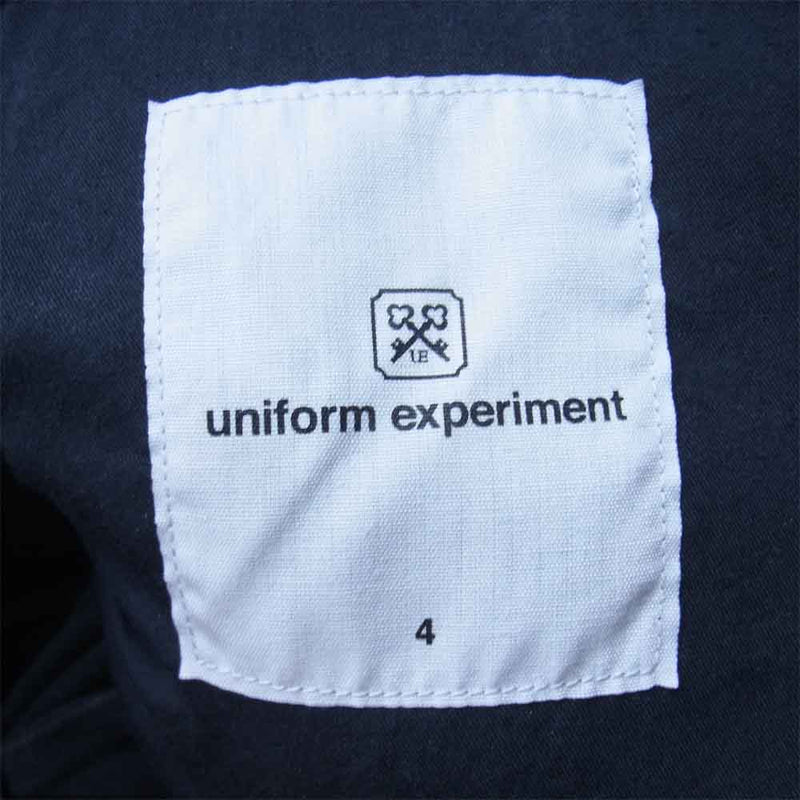 uniform experiment ユニフォームエクスペリメント UE-202006 DRIPPING CARGO PANTS 加工 カーゴパンツ ブラック系 4【中古】