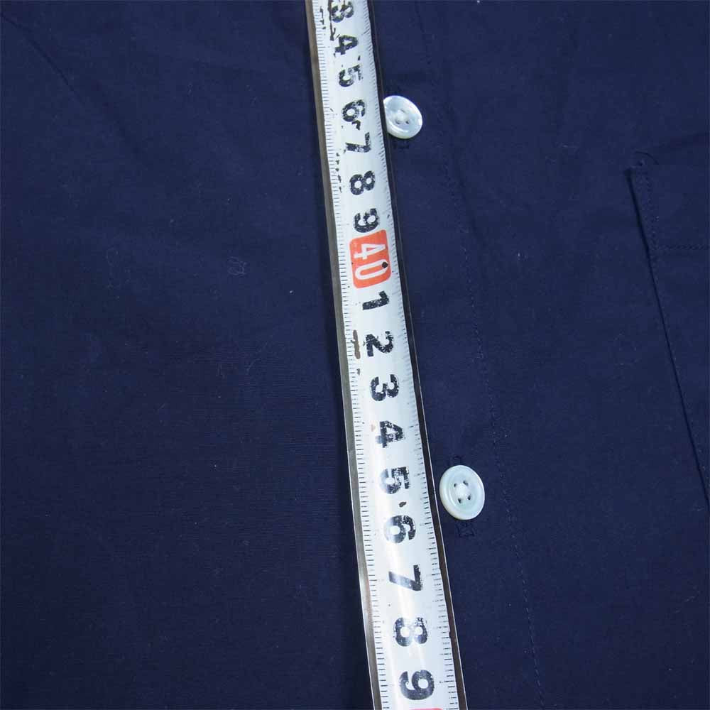 SOPHNET. ソフネット SOPH-212104 ×GRAMICCI BAND COLLAR SHIRT グラミチ バンド カラーシャツ ネイビー系 XL【中古】
