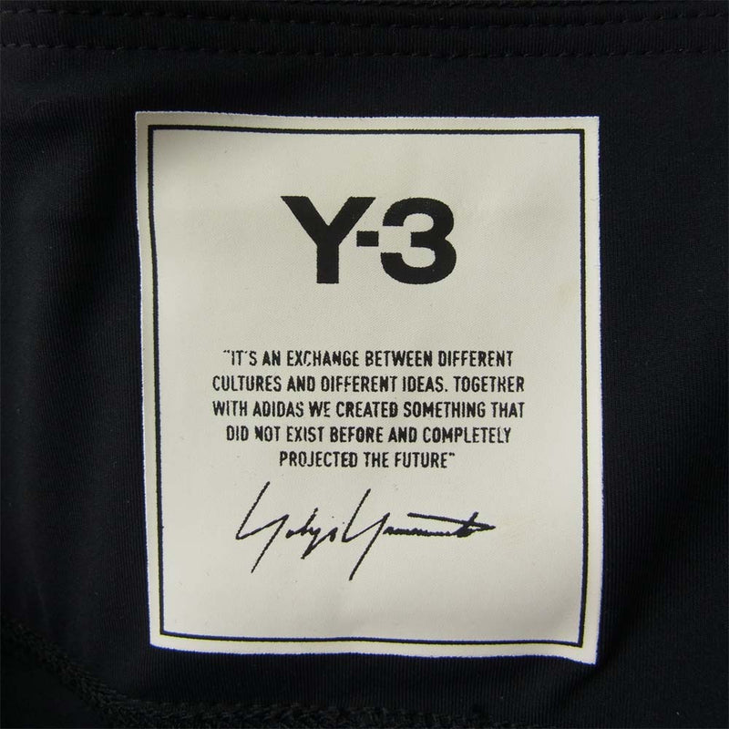 Yohji Yamamoto ヨウジヤマモト Y-3 ワイスリー ハーフ レギンス レディース ブラック系 XS【極上美品】【中古】