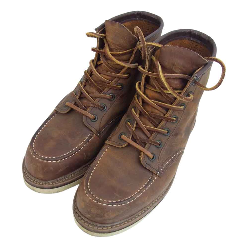 RED WING レッドウィング 1907 6inch Classic Moc 6インチ クラシック モックトゥ ブーツ ブラウン系 26.5cm【中古】