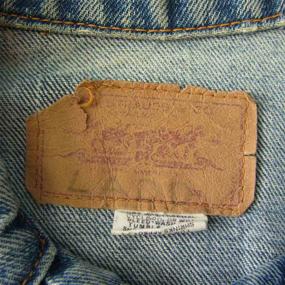 Levi's リーバイス ヴィンテージ オリジナル 70505 BIG E 刻印無し デニム ジャケット インディゴブルー系【中古】