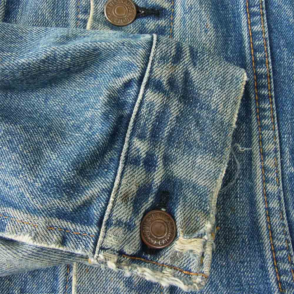 Levi's リーバイス ヴィンテージ オリジナル 70505 BIG E 刻印無し デニム ジャケット インディゴブルー系【中古】