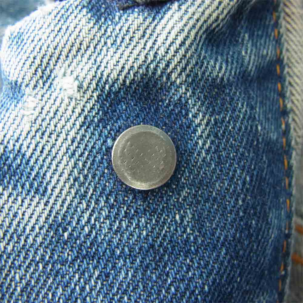 Levi's リーバイス ヴィンテージ オリジナル 70505 BIG E 刻印無し デニム ジャケット インディゴブルー系【中古】
