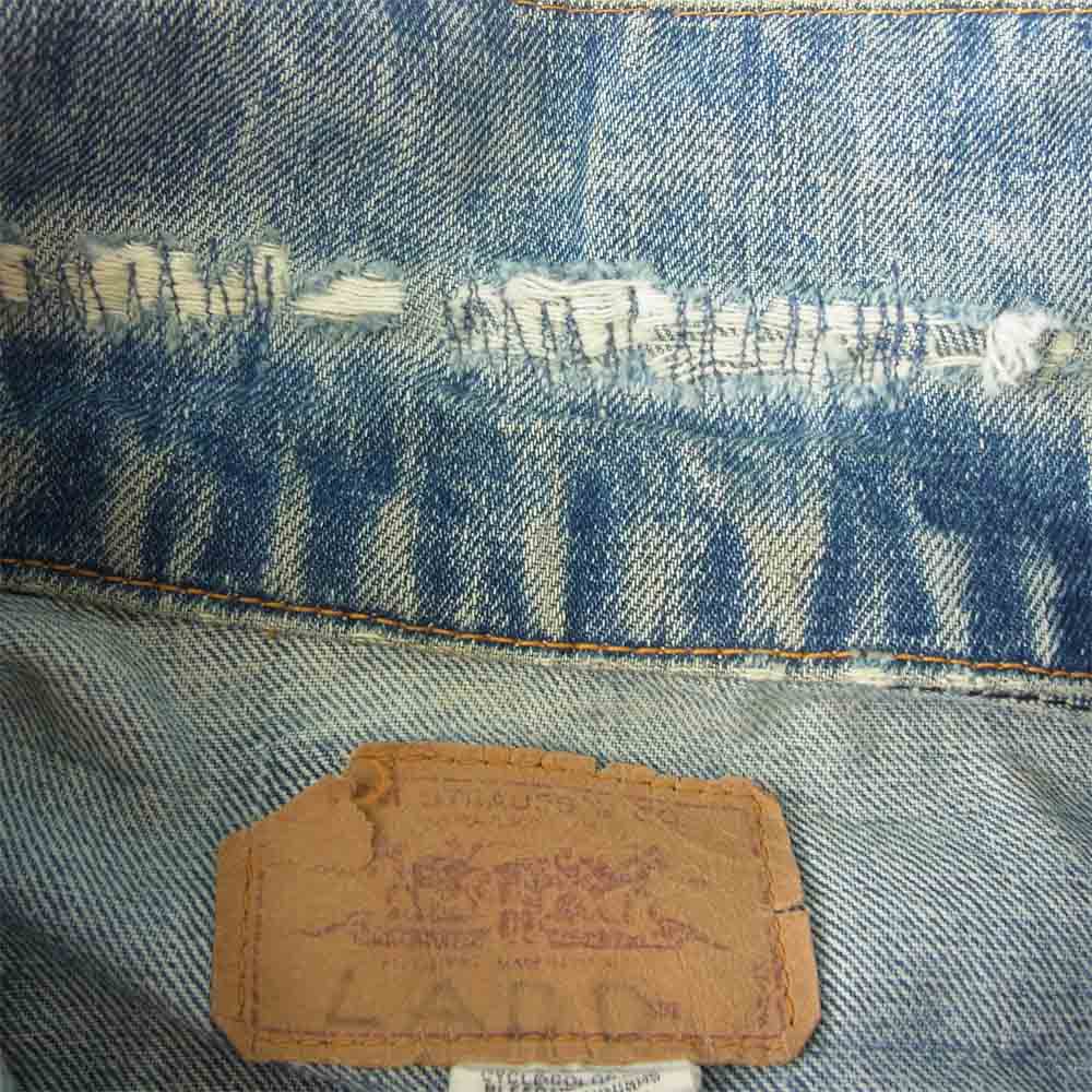 Levi's リーバイス ヴィンテージ オリジナル 70505 BIG E 刻印無し デニム ジャケット インディゴブルー系【中古】