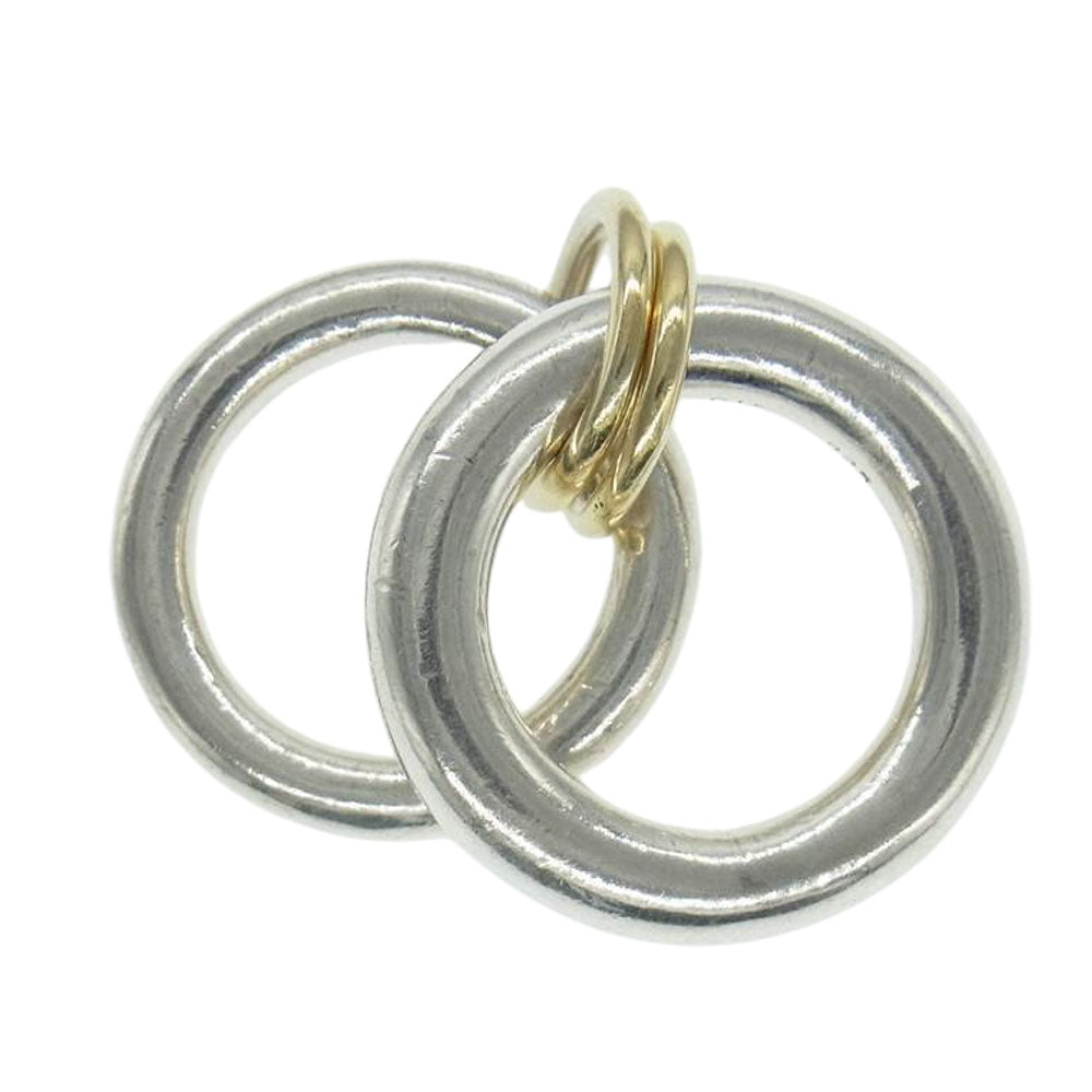 スピネリキルコリン Virgo YG Ring 18K コネクテッド ヴァーゴ 2連 リング シルバー系【中古】