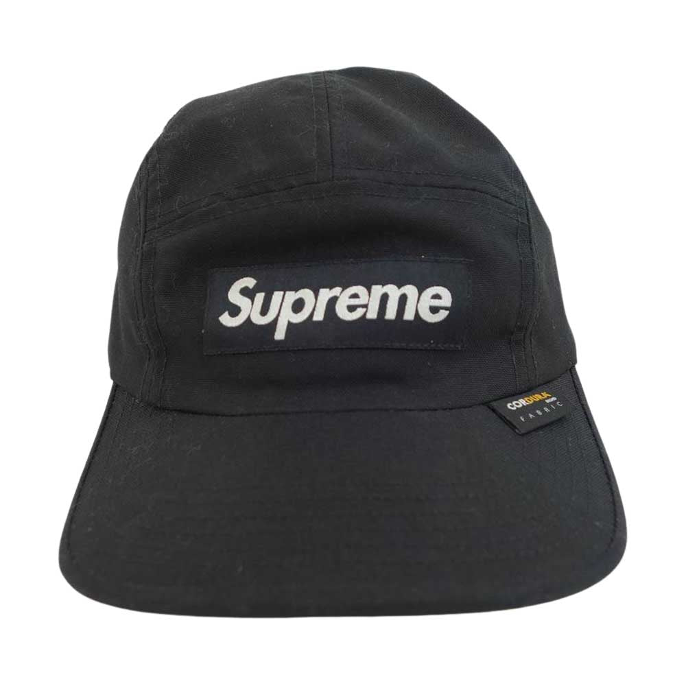 Supreme シュプリーム 18SS Cordura Camp Cap コーデュラ キャンプ キャップ ブラック系【中古】