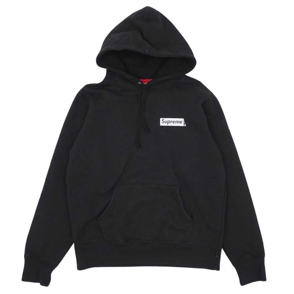 Supreme シュプリーム 19AW Stop Crying Hooded Sweatshirt ストップ クライング フーデッド スウェットシャツ プルオーバー パーカー ブラック系 S【中古】