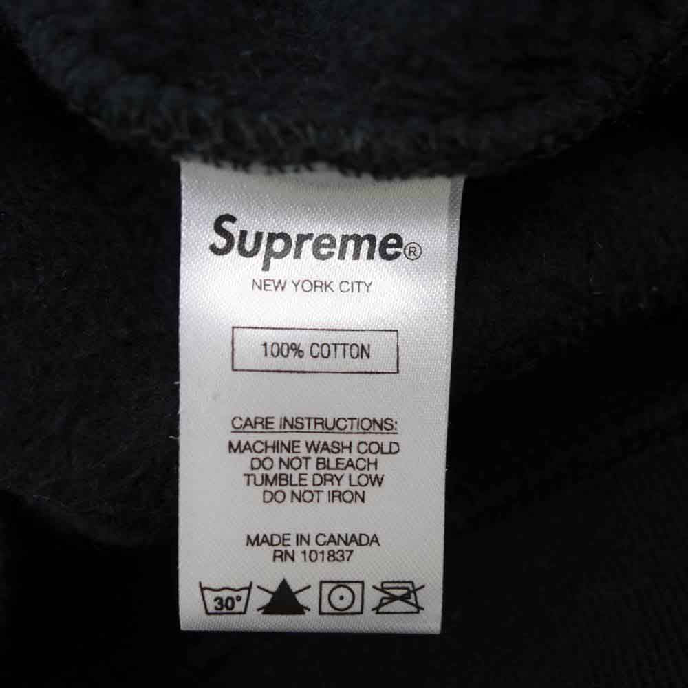 Supreme シュプリーム 19AW Stop Crying Hooded Sweatshirt ストップ クライング フーデッド スウェットシャツ プルオーバー パーカー ブラック系 S【中古】