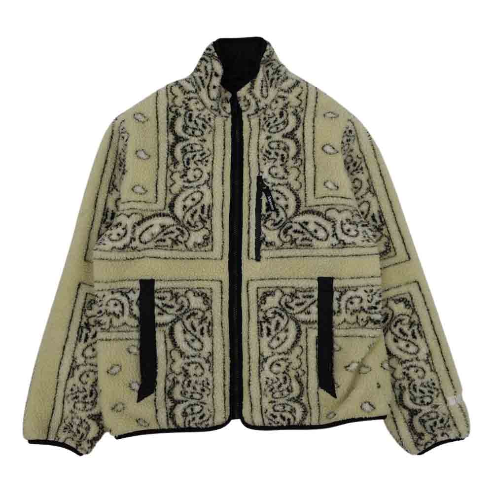 Supreme シュプリーム 19AW Reversible Bandana Fleece Jacket ...