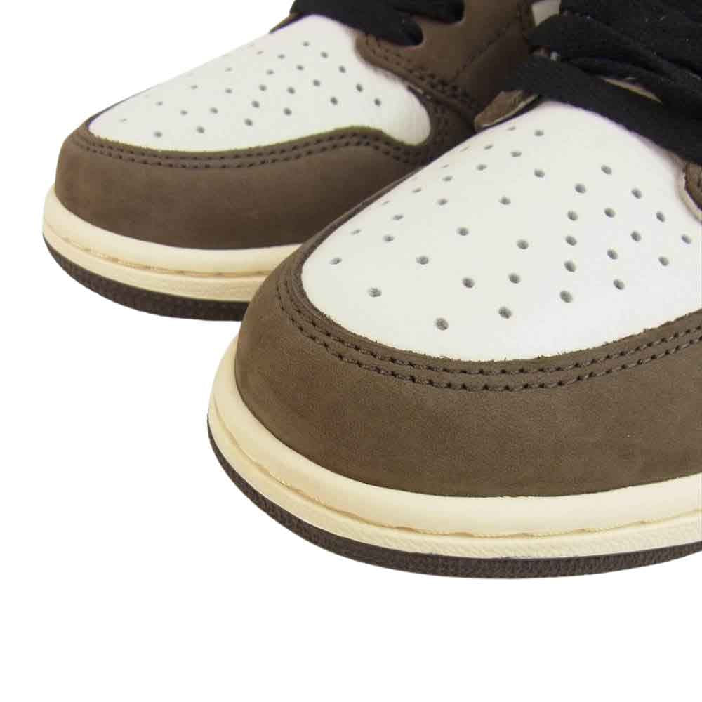 NIKE ナイキ CD4487-100 × TRAVIS SCOTT トラヴィススコット AIR JORDAN 1 RETRO HIGH エアジョーダン レトロ ハイ ブラック-ダークモカ 26cm【新古品】【未使用】【中古】